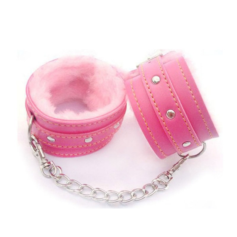 Adora Pink Fluffy Handcuffs